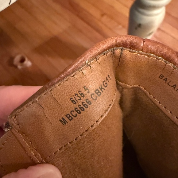 boc Brown Heeled Boots with Chunky Heel and Buckle Straps - Picture 6 of 6